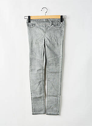 Jegging délavé taille ajustable gris GARCIA fille