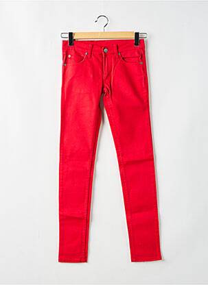 Jeans skinny taille haute taille haute rouge CHEAP MONDAY femme