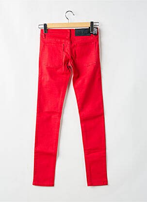 Jeans skinny taille haute taille haute rouge CHEAP MONDAY femme