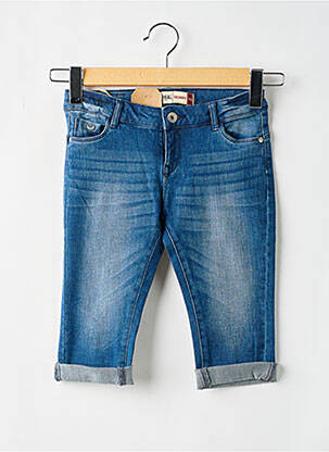 Jeans skinny stretch taille ajustable bleu KAPORAL fille