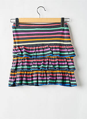 Jupe mi-longue taille élastique gris LITTLE MARCEL fille
