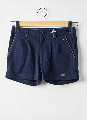 Short fermeture zippée sous rabat boutonné taille ajustable bleu PEPE JEANS fille