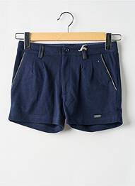 Short fermeture zippée sous rabat boutonné taille ajustable bleu PEPE JEANS fille