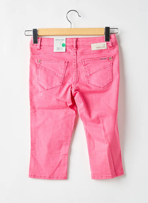 Corsaire poches taille ajustable rose GARCIA fille