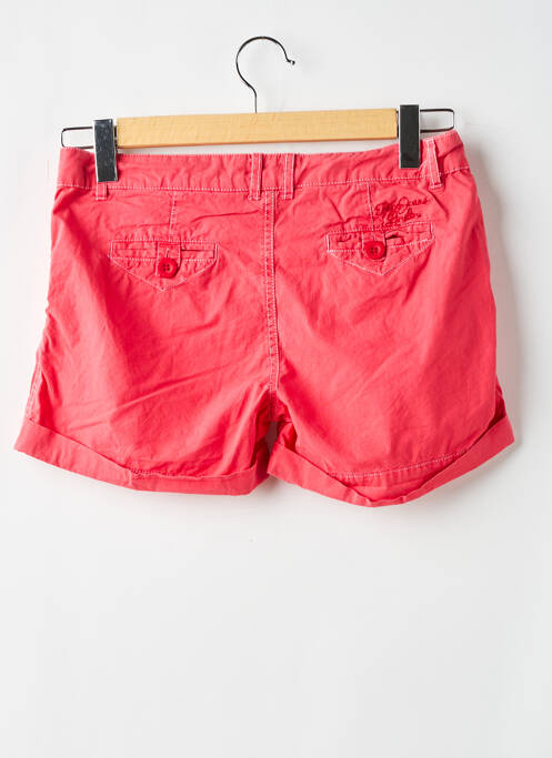 Short fermeture zippée sous rabat boutonné rouge PEPE JEANS fille