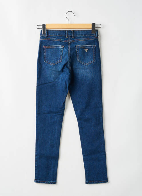 Jeans coupe slim bleu GUESS pour fille