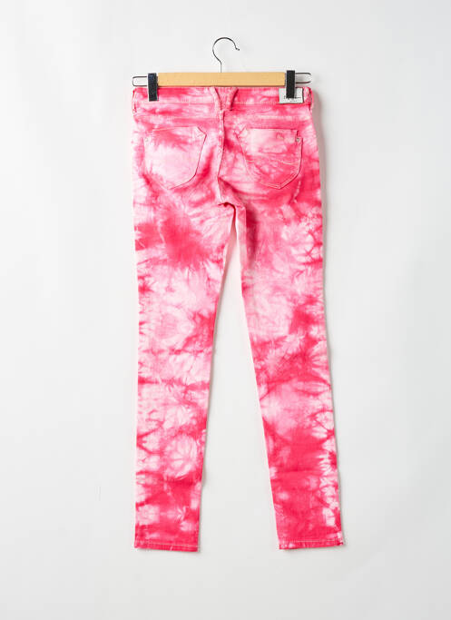Jeans coupe slim rose PEPE JEANS pour fille