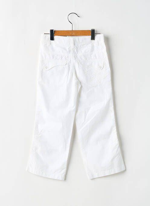 Pantalon droit blanc JEAN BOURGET pour fille