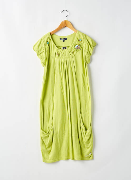 Robe mi-longue vert JEAN BOURGET pour fille