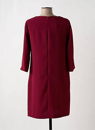 Robe courte manches 3/4 manches 3/4 rouge KOCCA femme