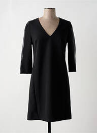 Robe courte manches 3/4 manches 3/4 noir KOCCA femme