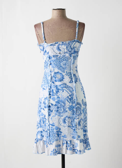 Robe mi-longue bleu GUESS femme