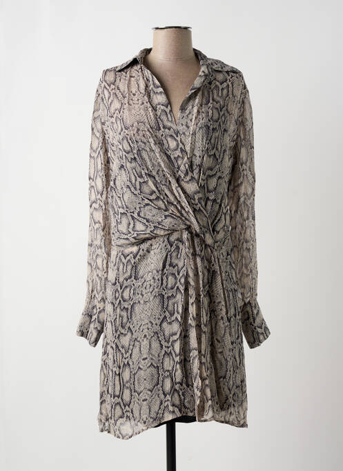 Robe mi-longue marron LIU JO pour femme
