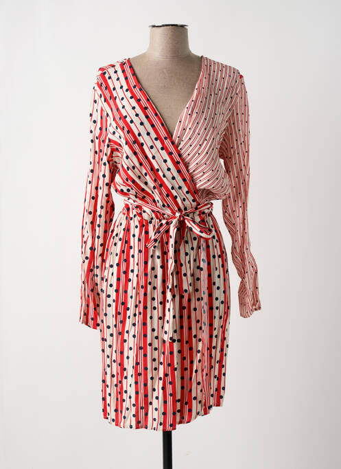 Robe mi-longue rouge KOCCA pour femme