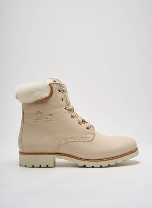 Bottines/Boots beige PANAMA JACK pour femme