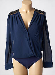 Body manches longues bleu MOLLY BRACKEN femme