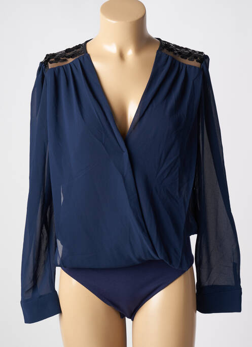 Body manches longues bleu MOLLY BRACKEN femme