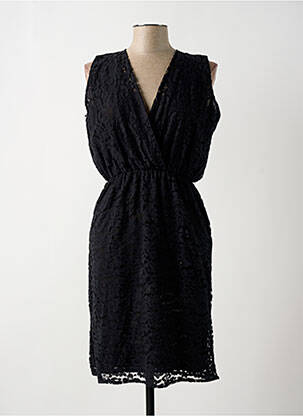 Robe mi-longue sans manche sans manche noir ARTIGLI femme