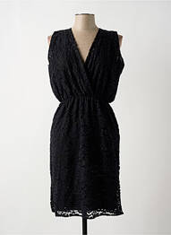 Robe mi-longue sans manche sans manche noir ARTIGLI femme