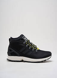 Baskets tissage satiné bout rond noir ADIDAS homme