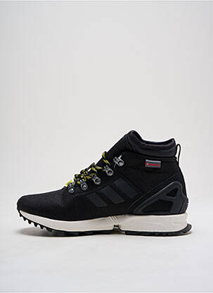 Baskets matière lisse bout rond noir ADIDAS homme