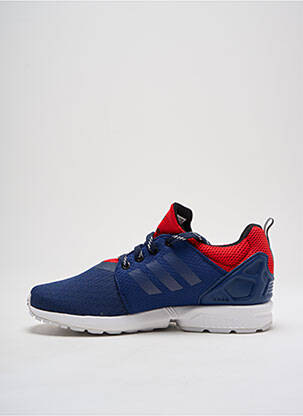 Baskets matière lisse bout rond bleu ADIDAS homme