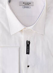 Chemise manches longues blanc ELIOS pour homme seconde vue