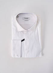 Chemise manches longues blanc ELIOS pour homme seconde vue