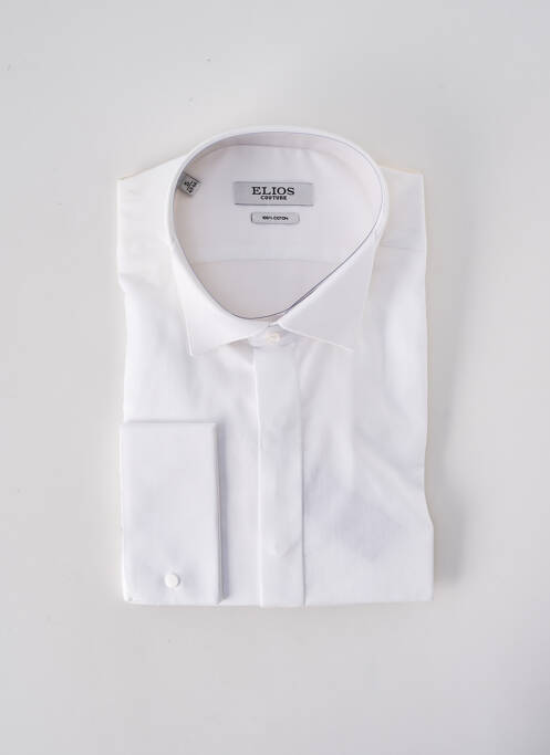 Chemise manches longues blanc ELIOS pour homme