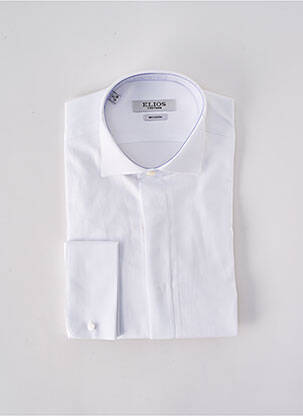 Chemise manches longues manches longues blanc ELIOS homme