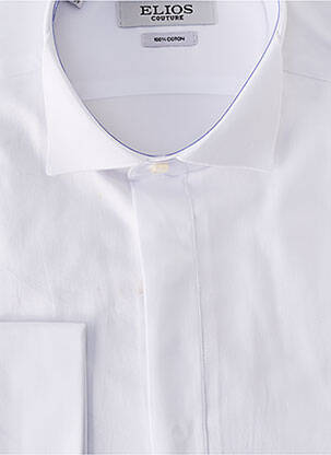 Chemise manches longues manches longues blanc ELIOS homme