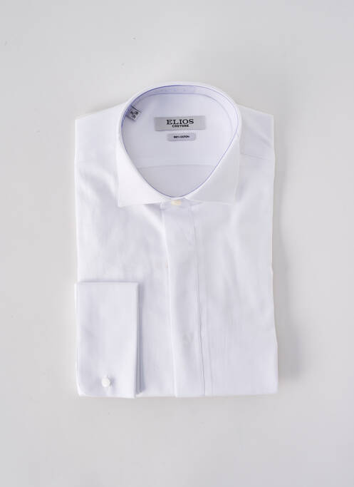Chemise manches longues blanc ELIOS pour homme