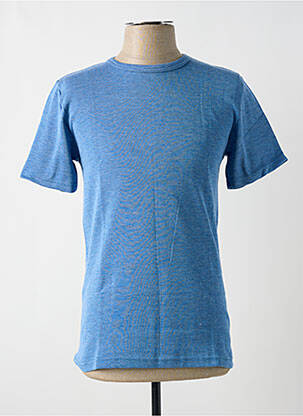 Pyjama col rond bleu JET homme