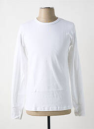 Pyjama col rond blanc JET homme