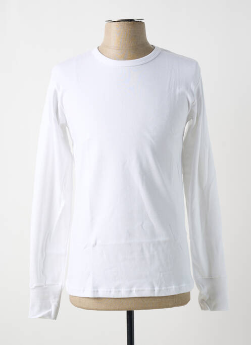Pyjama col rond blanc JET homme