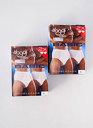 Slip stretch blanc SLOGGI homme