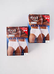 Slip blanc SLOGGI pour homme seconde vue