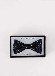 Noeud papillon imprimé fantaisie gris PAUL WILLIAMS homme