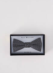 Noeud papillon noir PAUL WILLIAMS pour homme seconde vue