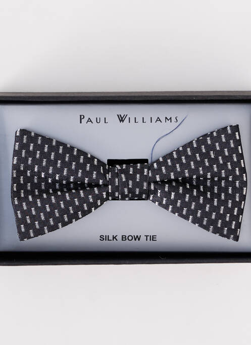 Noeud papillon gris PAUL WILLIAMS pour homme