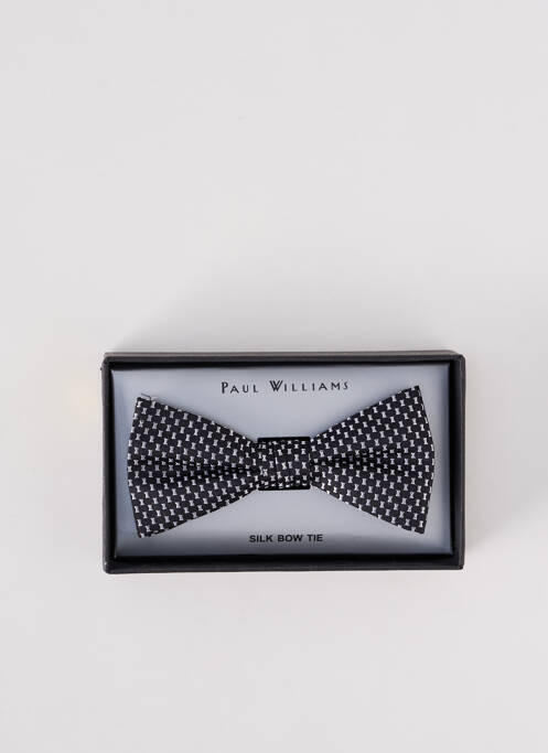 Noeud papillon noir PAUL WILLIAMS pour homme