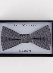 Noeud papillon gris PAUL WILLIAMS pour homme seconde vue