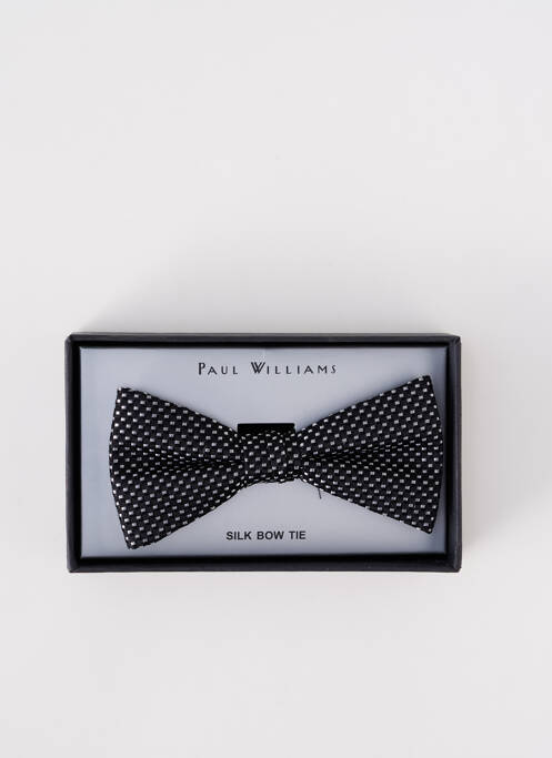 Noeud papillon imprimé fantaisie noir PAUL WILLIAMS homme