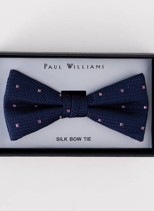 Noeud papillon bleu PAUL WILLIAMS pour homme