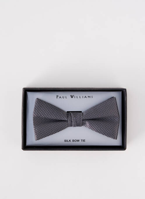 Noeud papillon gris PAUL WILLIAMS pour homme