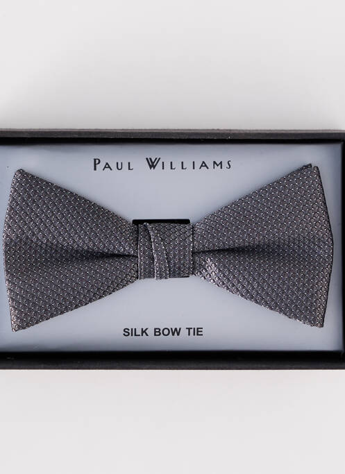 Noeud papillon gris PAUL WILLIAMS pour homme