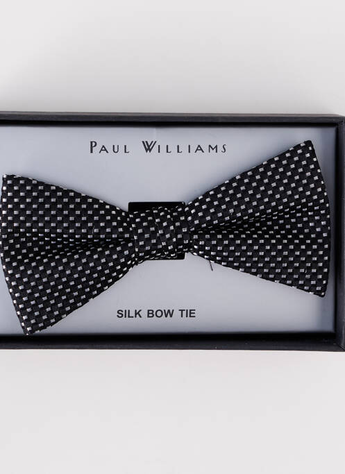 Noeud papillon noir PAUL WILLIAMS pour homme
