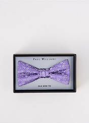 Noeud papillon violet PAUL WILLIAMS pour homme seconde vue