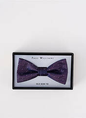 Noeud papillon violet PAUL WILLIAMS pour homme seconde vue