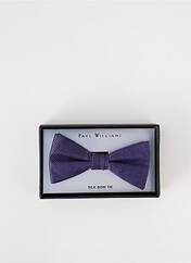 Noeud papillon violet PAUL WILLIAMS pour homme seconde vue